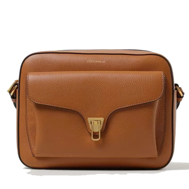 Borsa Donna a Tracolla Chiusa con Zip COCCINELLE in Pelle linea Beat Soft Medium colore Cuir