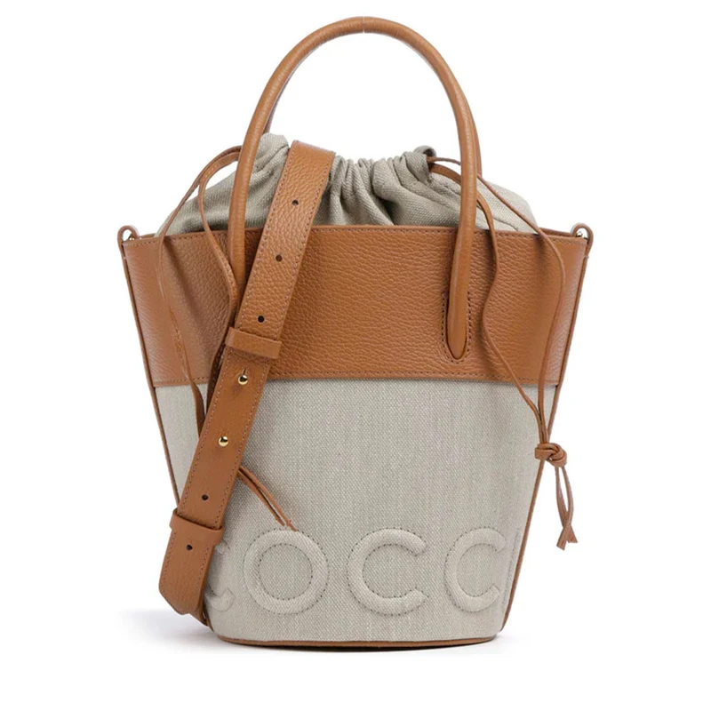 Borsa Donna a Mano COCCINELLE in Pelle Linea Myrtha colore Natural - Cuir