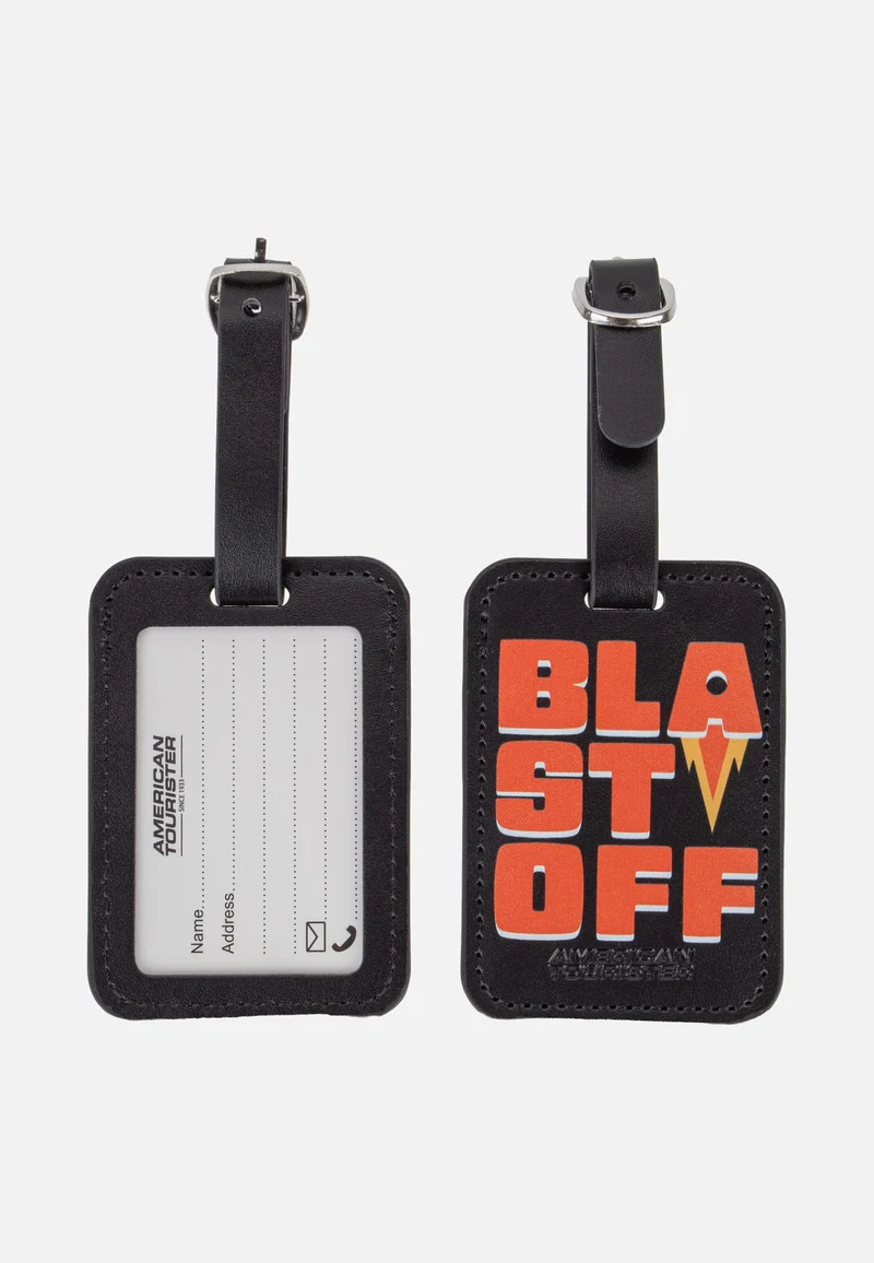 Luggage Tag Pack Of 2 Print Blast Off - Luggage Tag