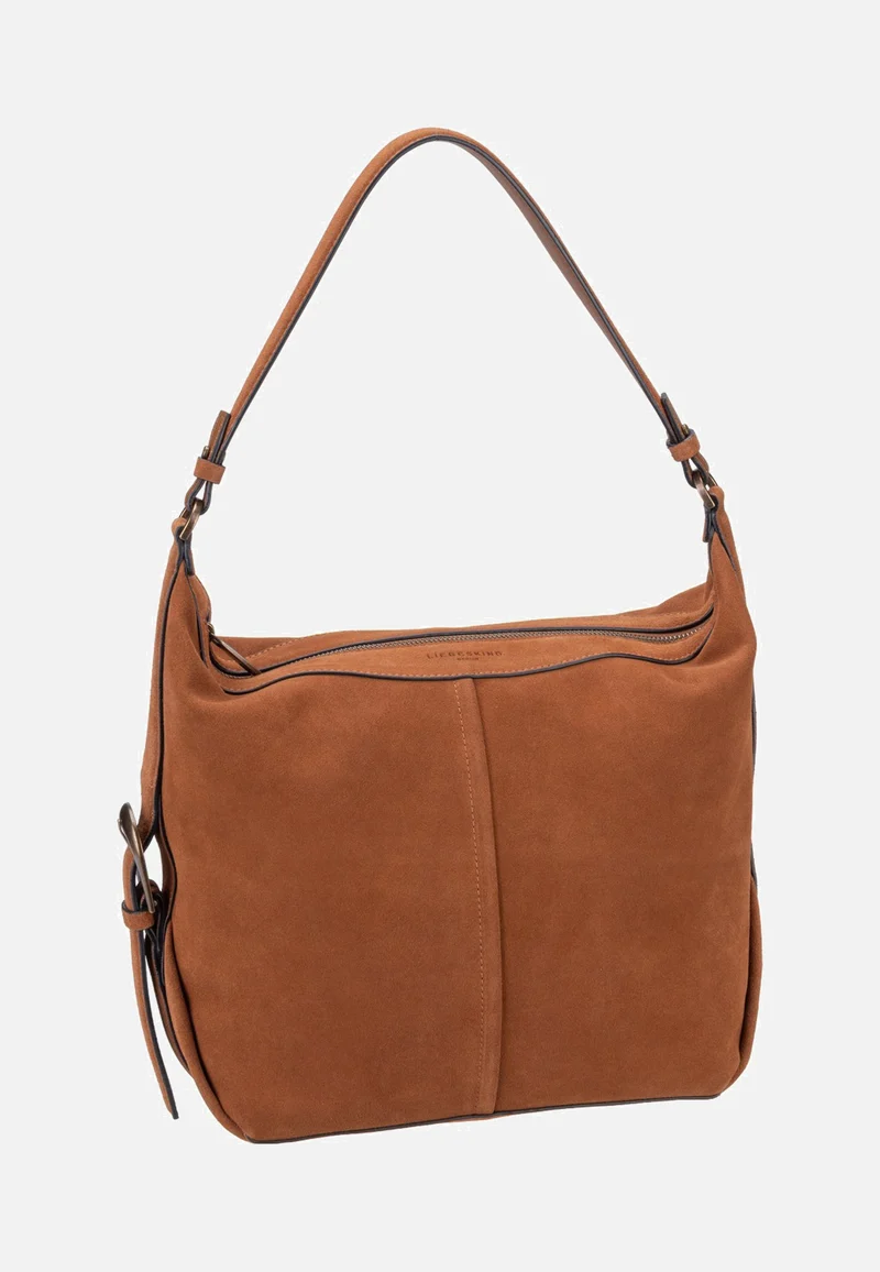 Paris II Hobo M Hydro Suede Brown - Hobo Bag