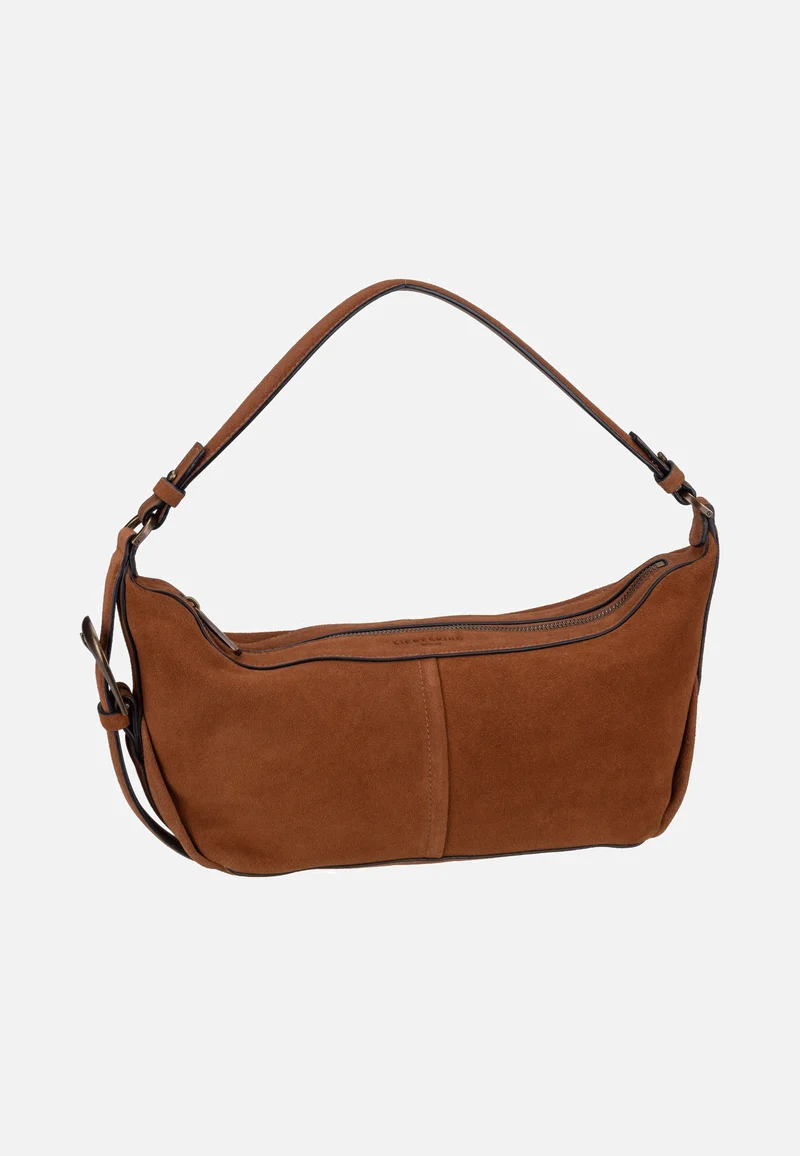 Paris II Hobo S Hydro Suede Brown - Hobo Bag