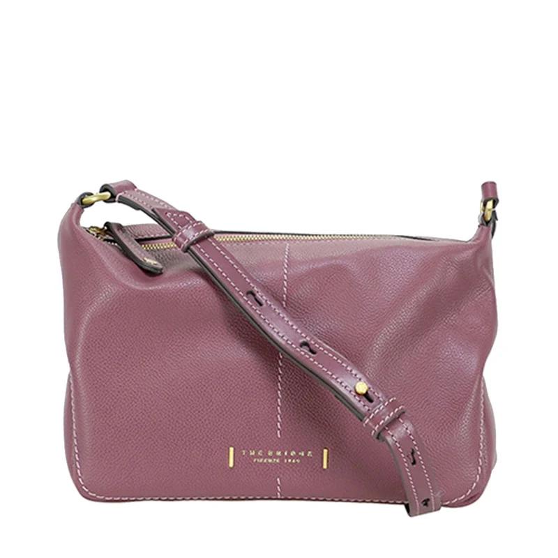 Borsa Donna a Tracolla THE BRIDGE linea Letizia in Pelle Viola Orchidea