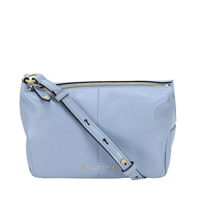 Borsa Donna a Tracolla THE BRIDGE linea Letizia in Pelle Azzurra