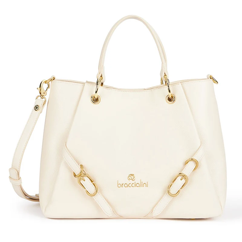 Borsa Donna a Mano Large BRACCIALINI linea Giselle Beige