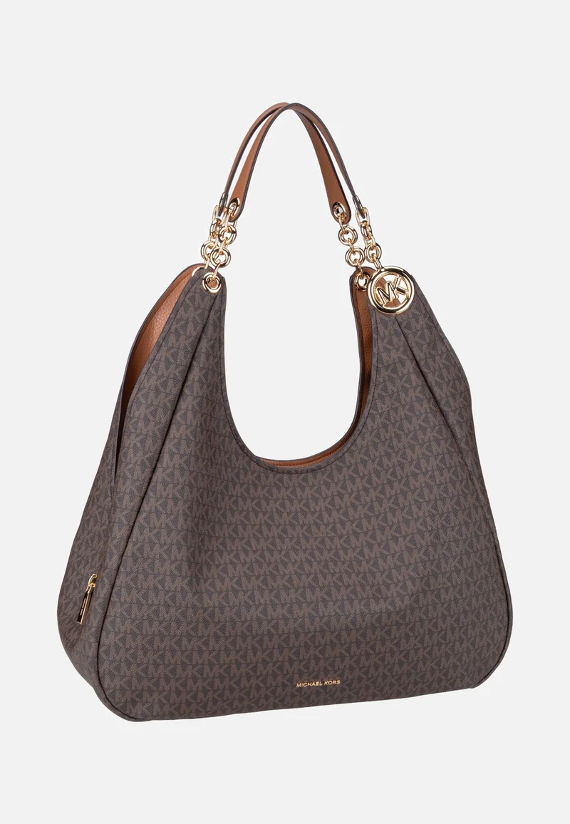 Ellie LG Trpl Compt Shldr Tote Brown/Acorn - Hobo Bag