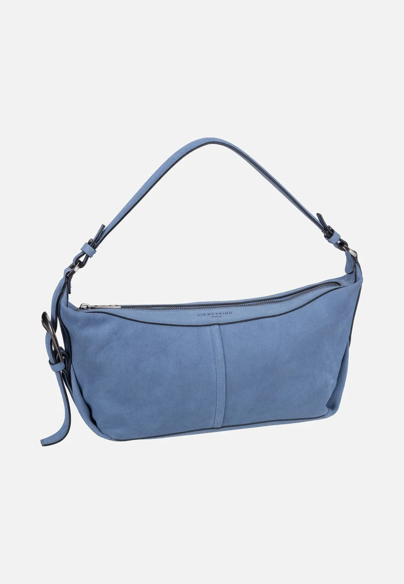 Paris II Hobo S Hydro Suede Flower Blue - Hobo Bag