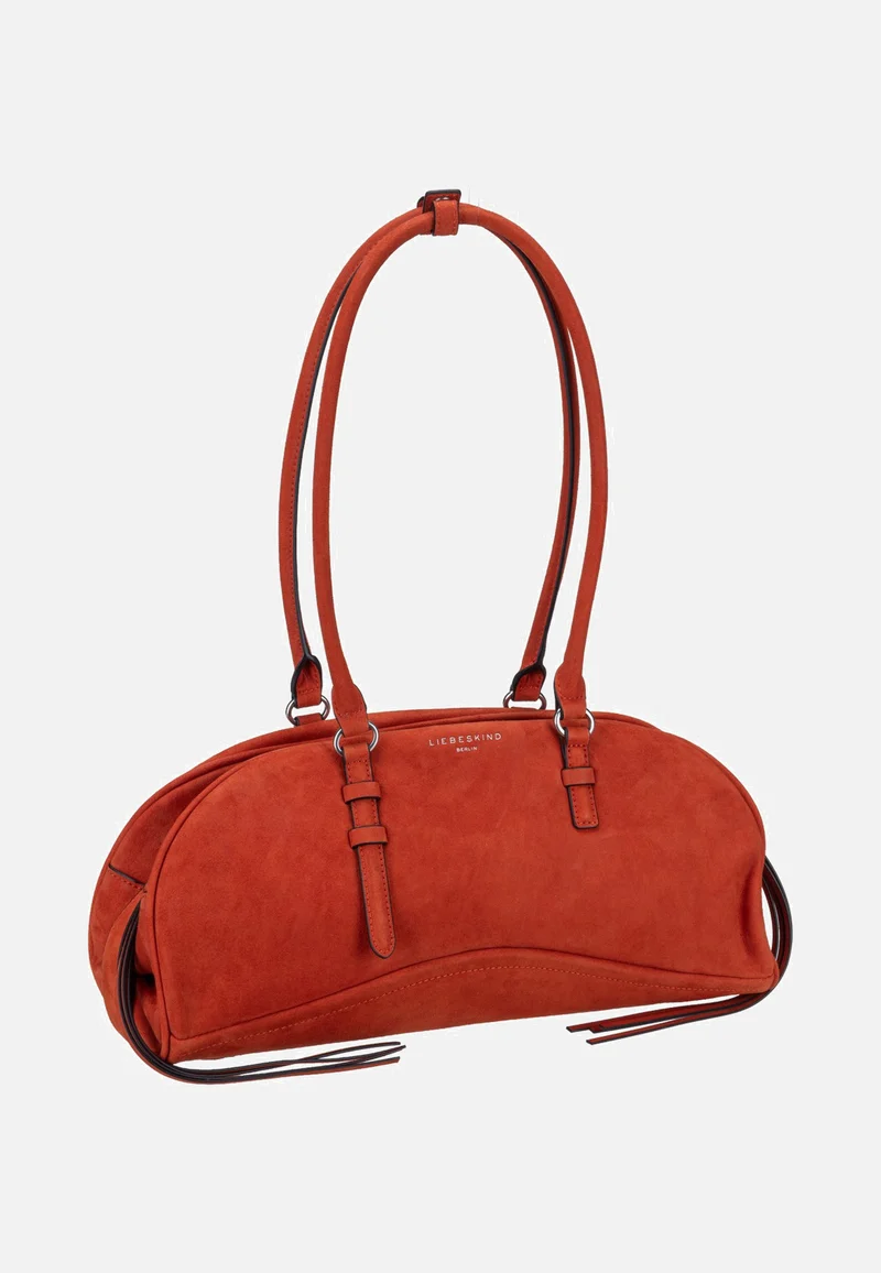 Capri Satchel M Suede Red Rock - Satchel