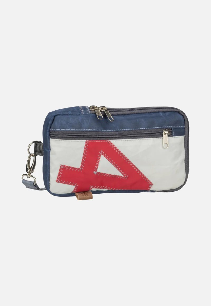 Nautik Weiß/Blau mit roter Zahl - Fanny Pack