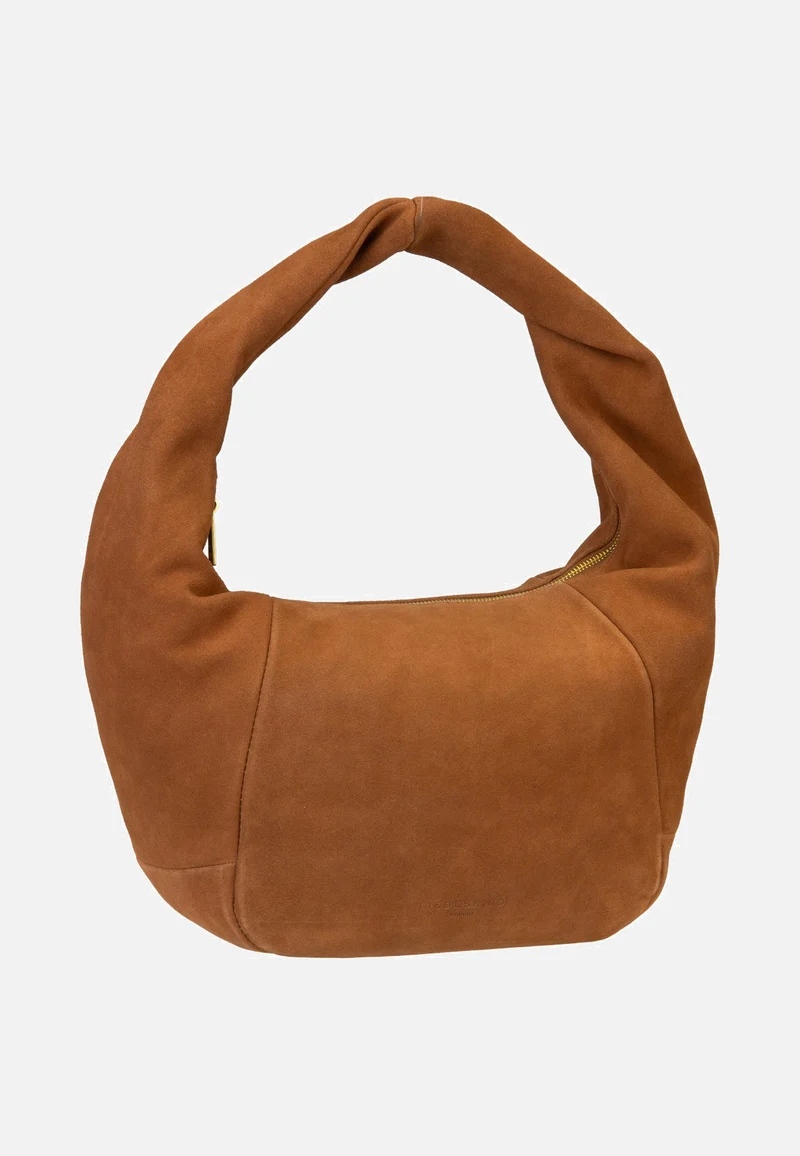 Farrah II Hobo M Hydro Suede Brown - Hobo Bag