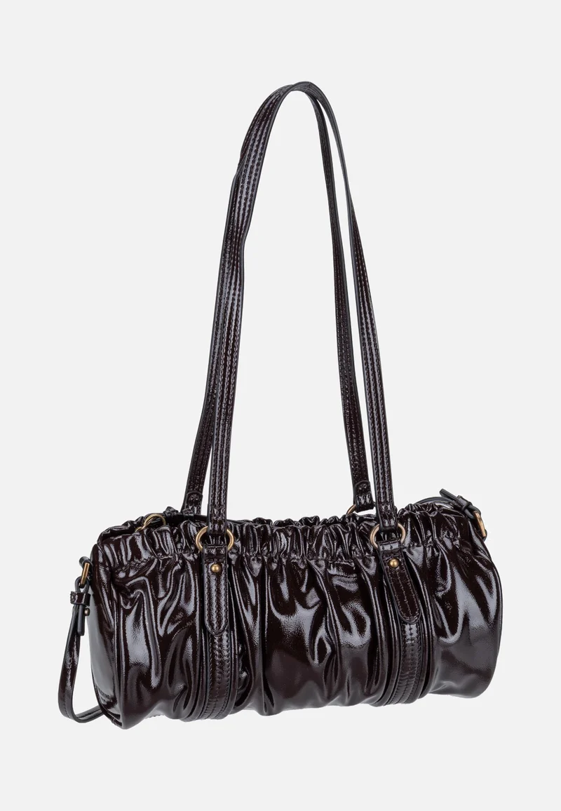 Faye Hobo XS Shiny Deep Soil - Hobo Bag
