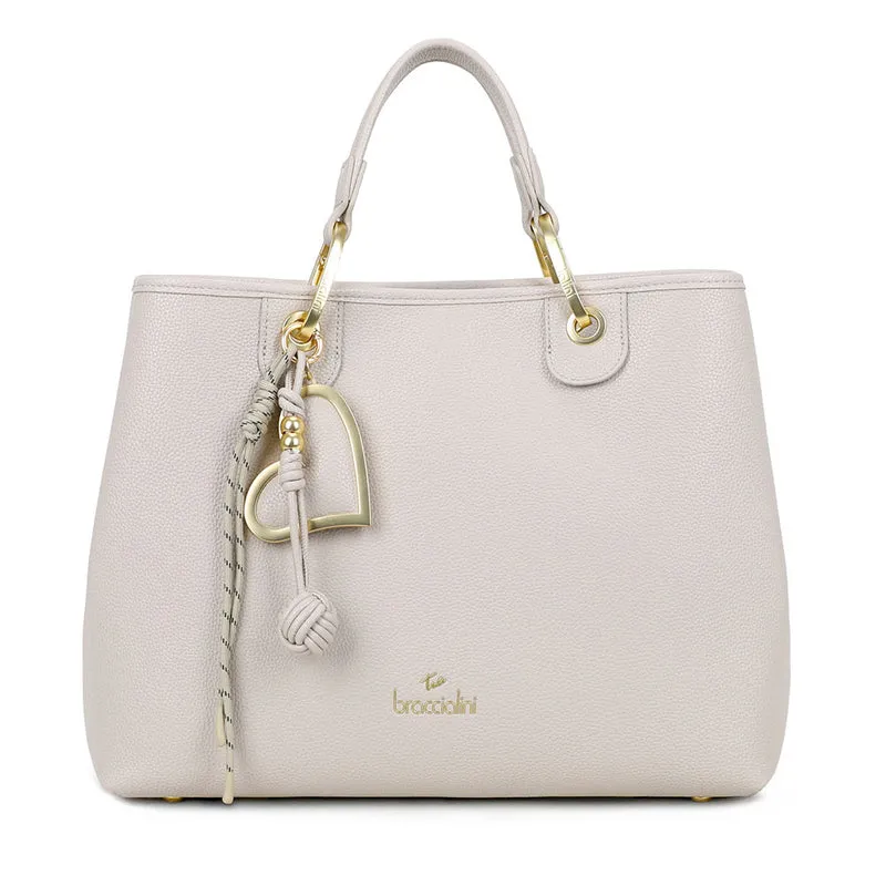 Borsa Donna a Mano Large BRACCIALINI linea Beth Grigio