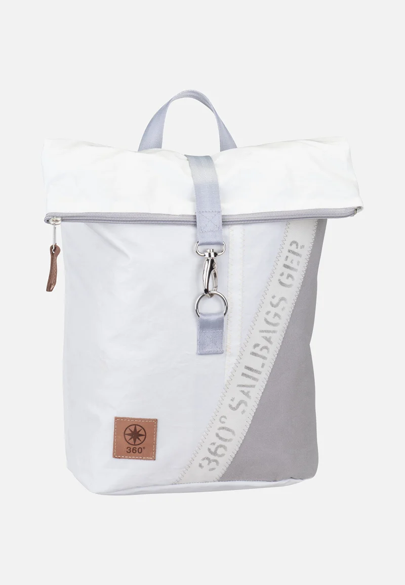 Möwe Stencil-Weiß/Grau - Backpack