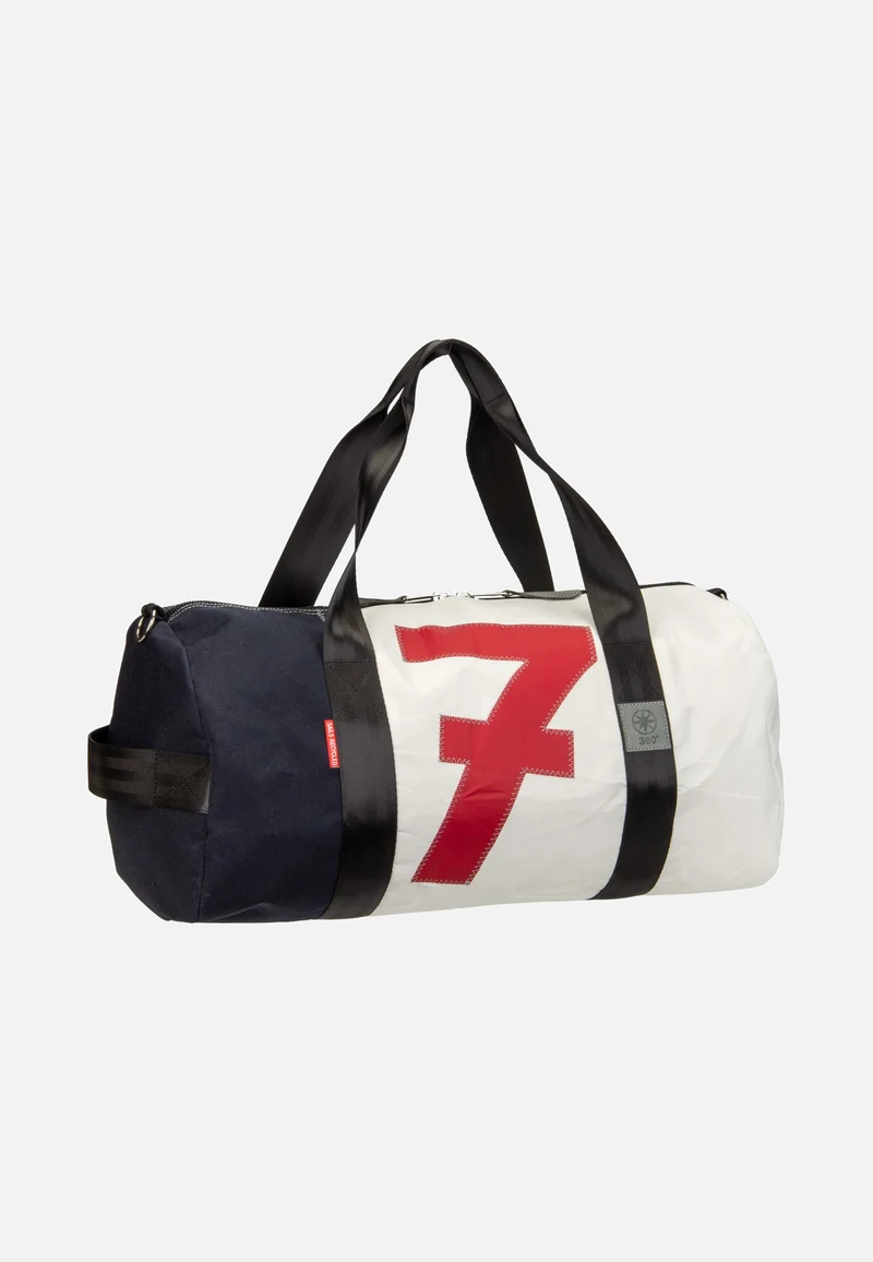 Pirat Weiss/Navy/Zahl Rot - Dufflebag