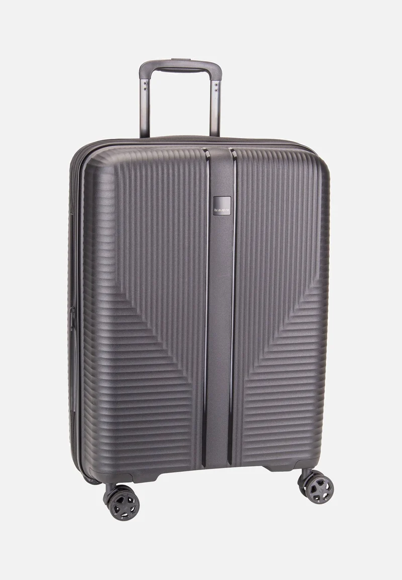 Air Stripe Trolley 4w M exp. Black - Suitcase