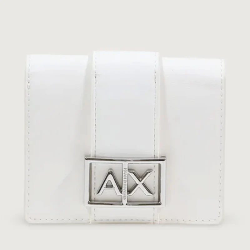 Portafoglio Donna Piccolo ARMANI EXCHANGE colore Off White
