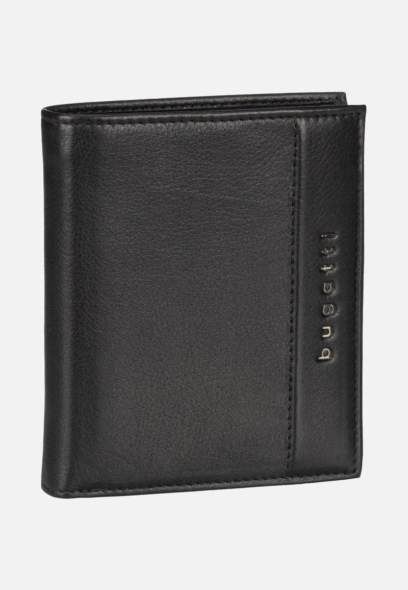Nome Vertical with Flap II Schwarz - Wallet