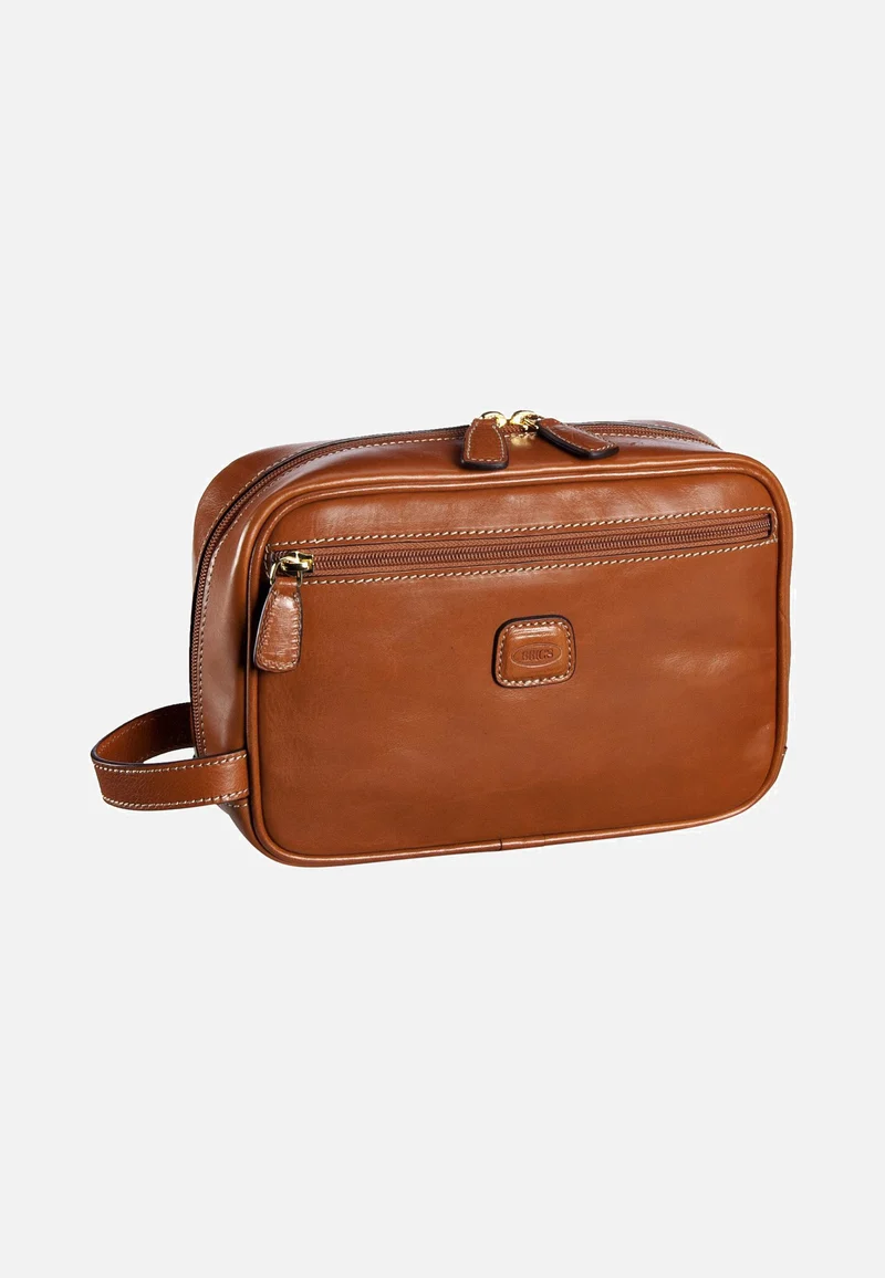 Life Pelle Kosmetiktasche 25 Cognac - Toiletry Bag