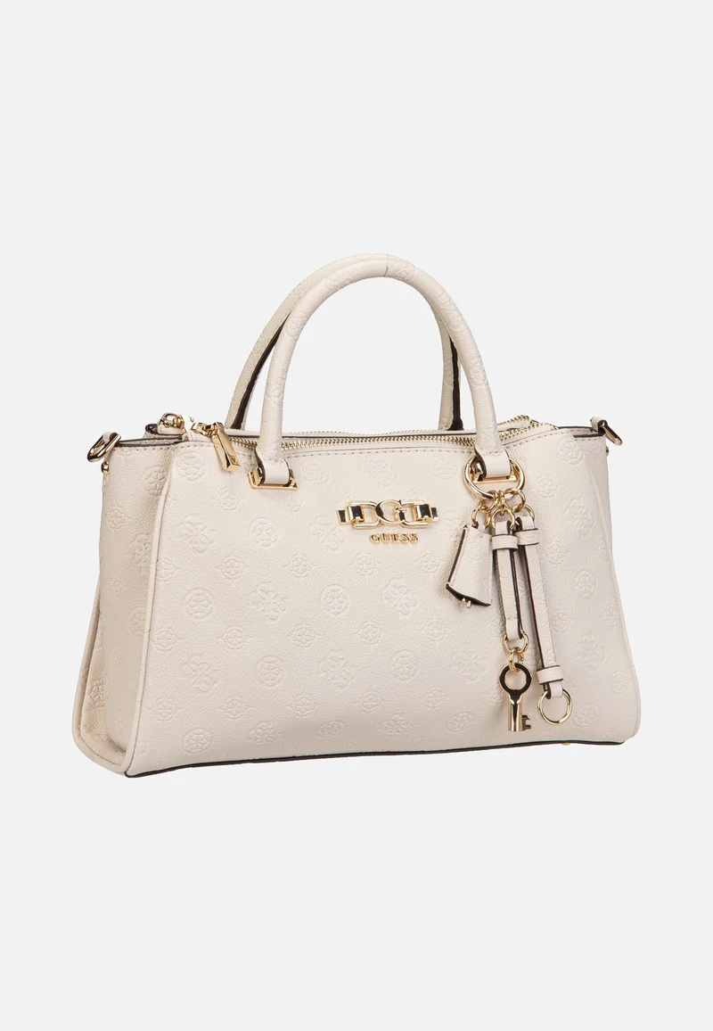 Anise Triple Comp Satchel Stone Logo - Satchel