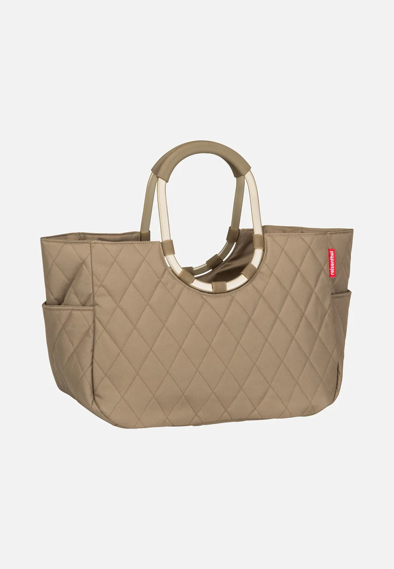 Loopshopper L Rhombus Olive - Shopping Basket