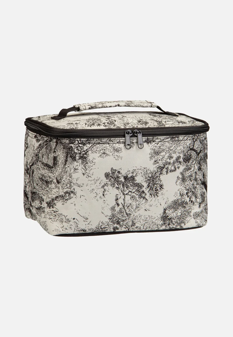 Cosmetic Case Jacquard Grey - Cosmetic Case