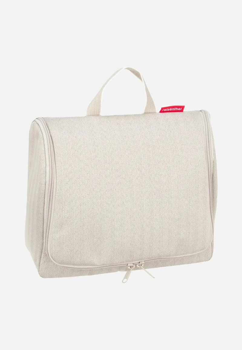 Toiletbag XL Herringbone Sand - Toiletry Bag
