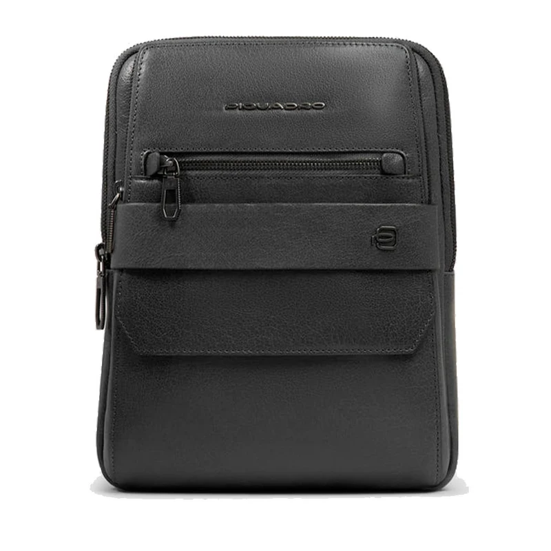 Borsello Uomo Porta iPad PIQUADRO linea Solm in Pelle Nero - CA7031S141