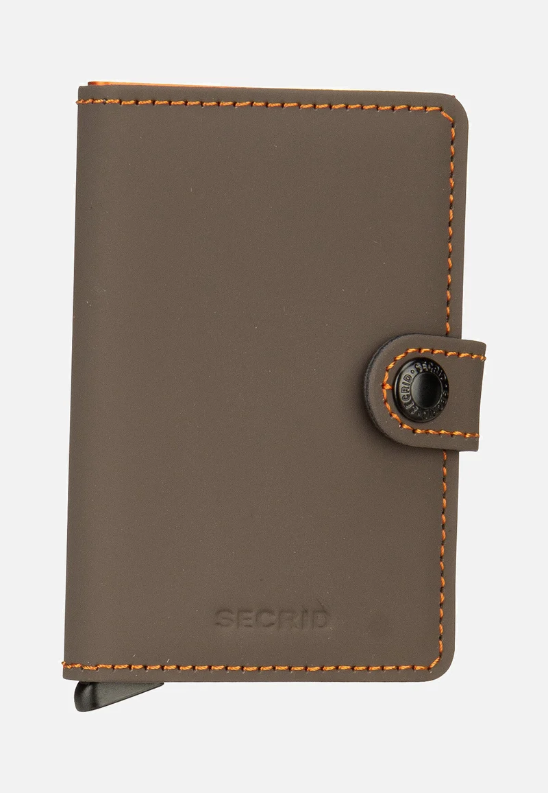 Miniwallet Matte Truffle-Orange - Wallet