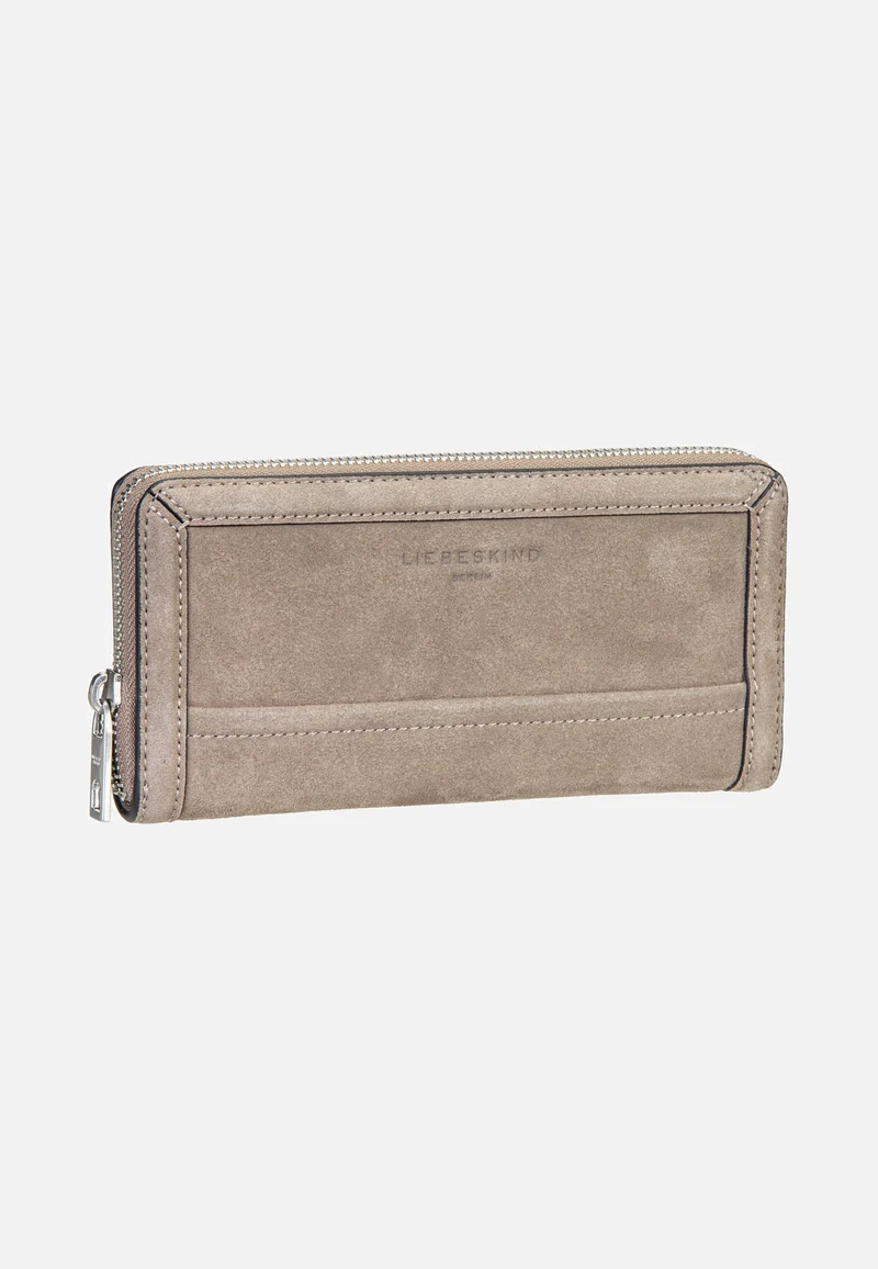 Gigi L Suede Neutral Grey - Wallet