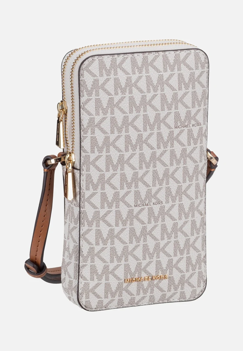 Jet Set SM Ns Double Zip Phone Xbody Vanilla/Acorn - Pouch Bag