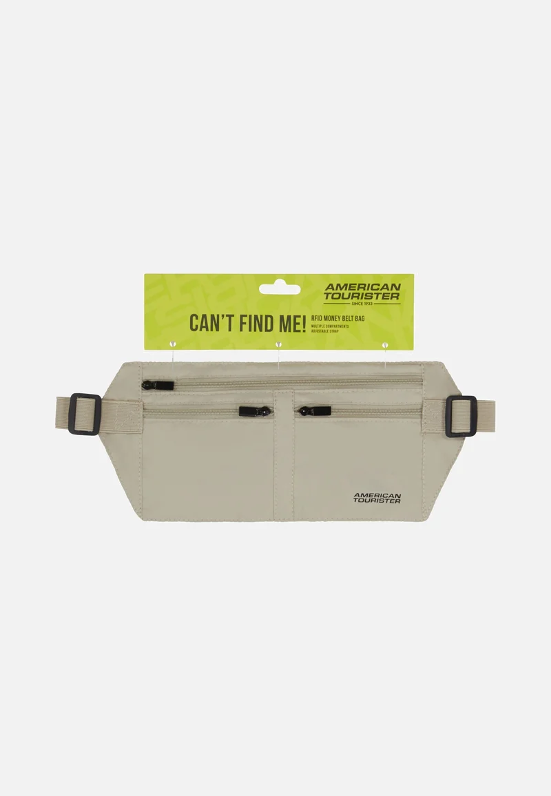 RFID Money Belt Bag Sand - Accessories