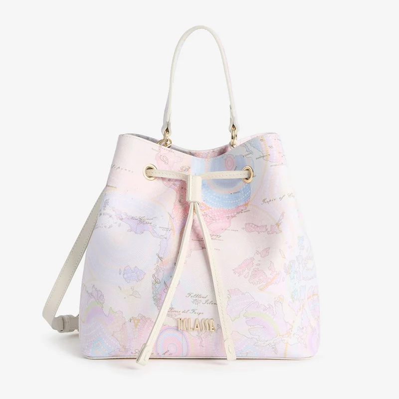 Borsa Secchiello Donna 1A Classe Alviero Martini linea Geo Dots Art Multicolor LE70
