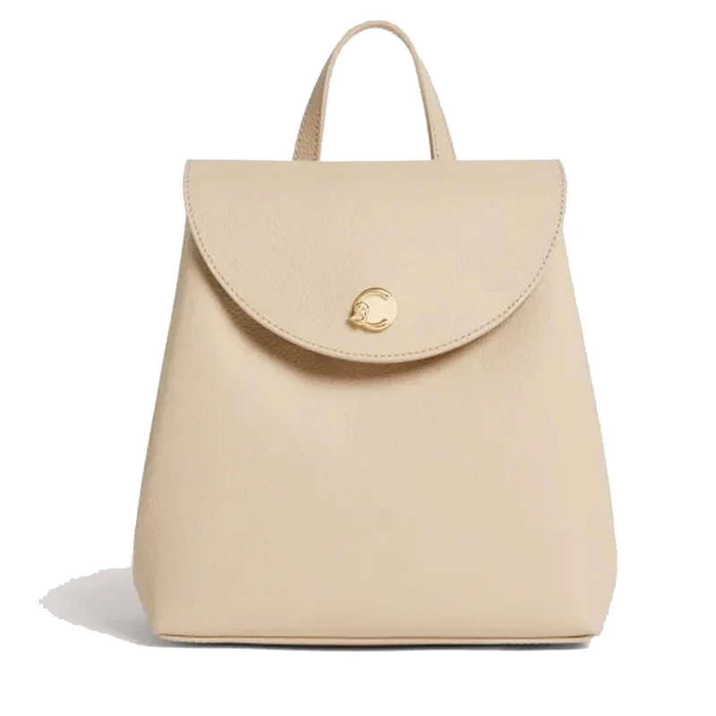 Zaino Donna COCCINELLE in Pelle Linea Nikla Mini colore Sandshell - Seagrass