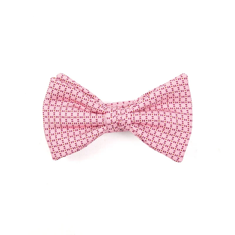 PINK PRE-KNOTTED SILK BOWTIE