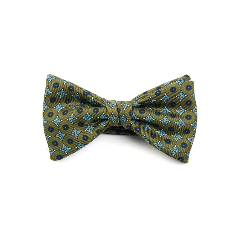 DARK GREEN PRE-KNOTTED BOWTIE