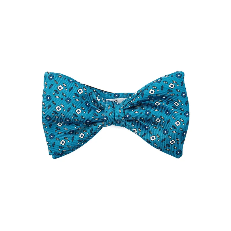 MID BLUE PRE-KNOTTED BOWTIE