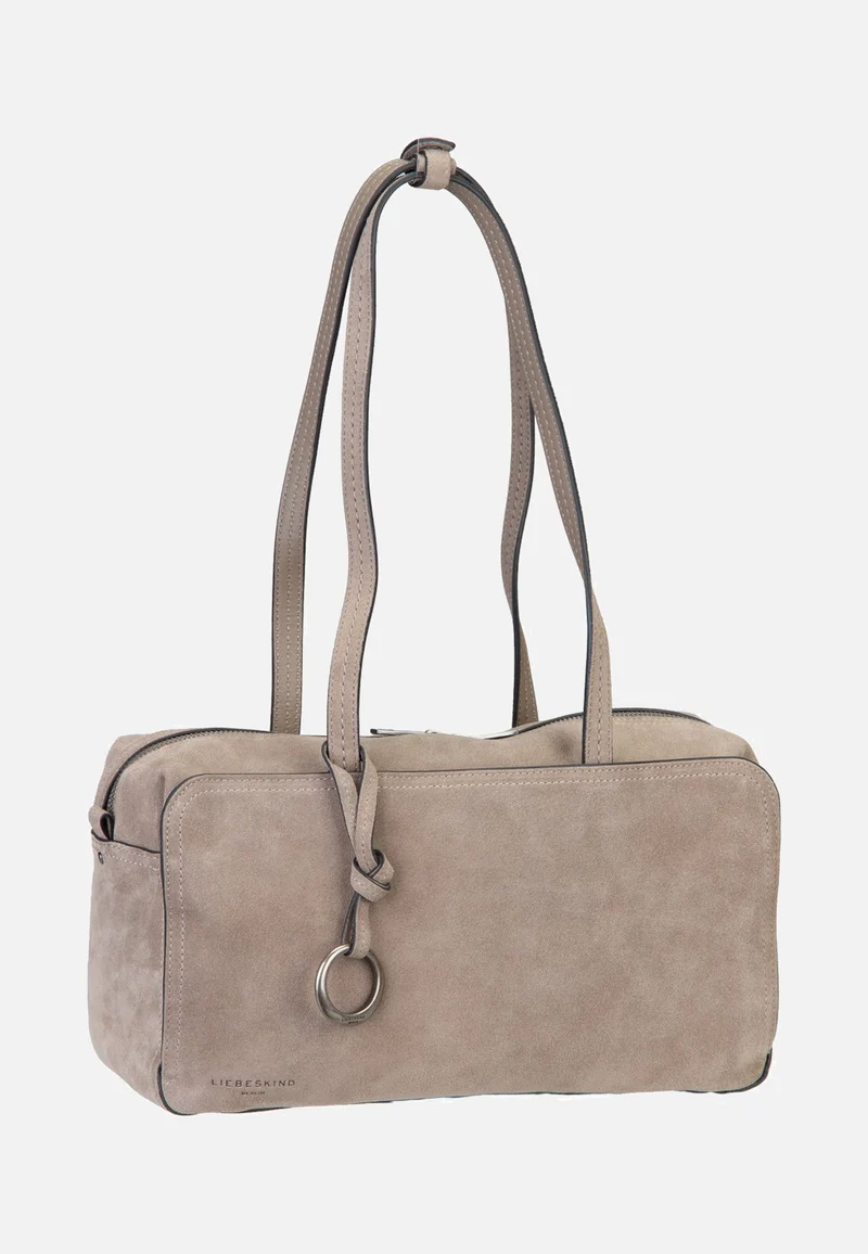Clarice II Satchel M Hydro Suede Neutral Grey - Satchel
