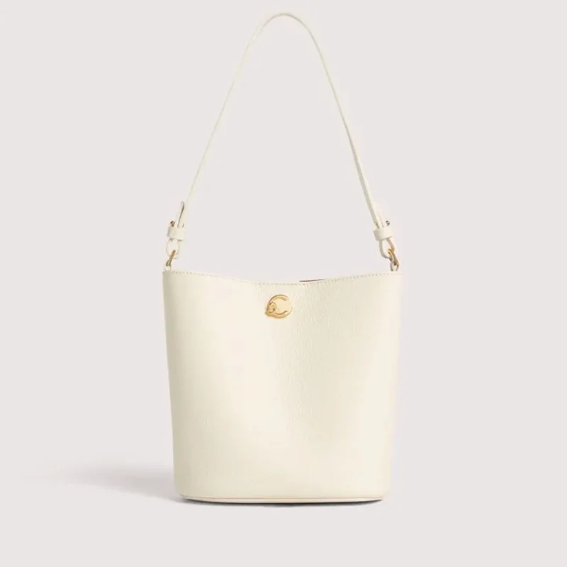 Borsa Donna a Spalla COCCINELLE Linea Nikla Mini Colore Pearl - Cognac