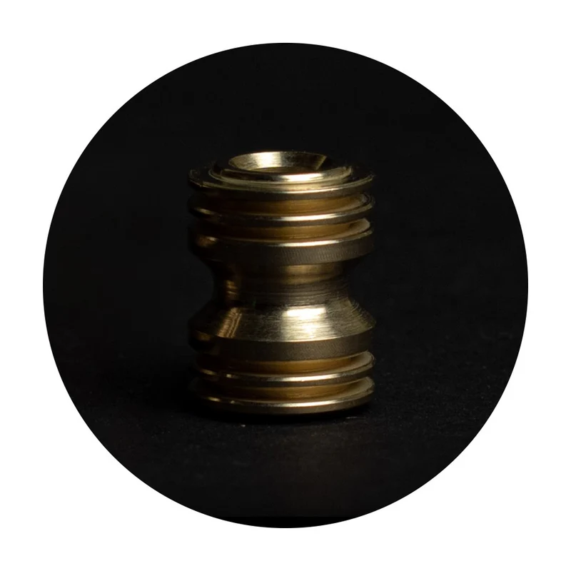 Sector 8 Bead Brass