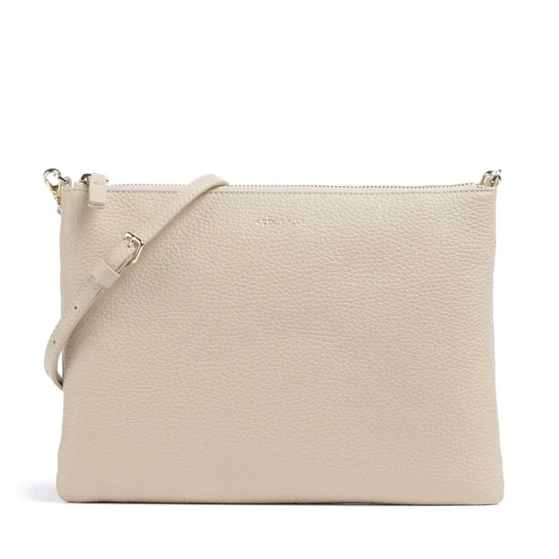 Borsa Donna a Tracolla COCCINELLE in Pelle Sandshell Linea Best Medium
