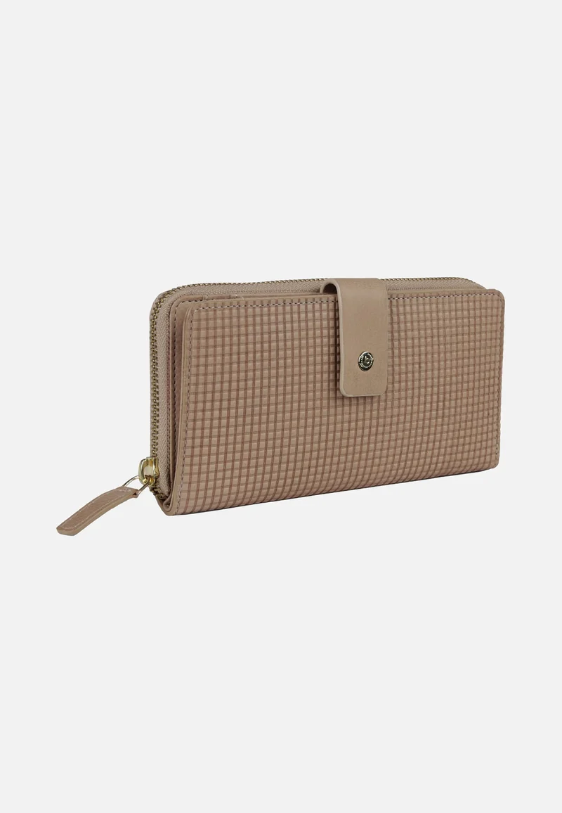 Noemi Ladies Long Zip Wallet Sand - Wallet