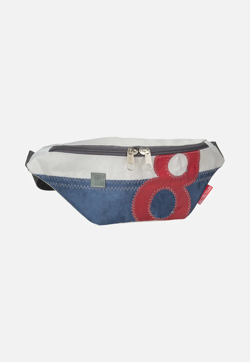 Knoten Weiß/Blau mit roter Zahl - Fanny Pack