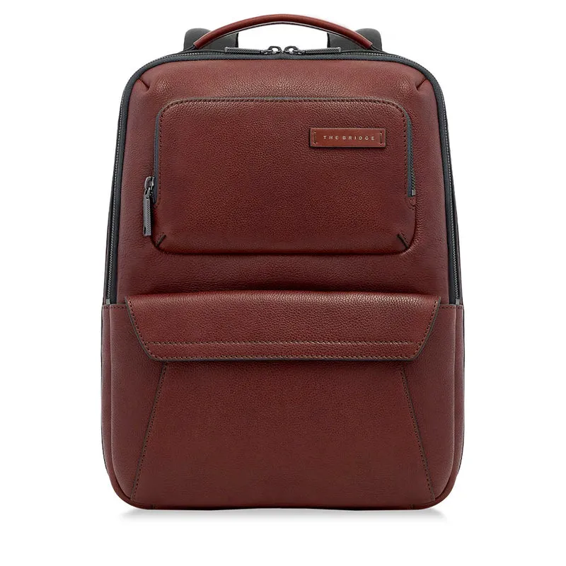 Zaino Uomo THE BRIDGE linea Ludovico in Pelle Marrone