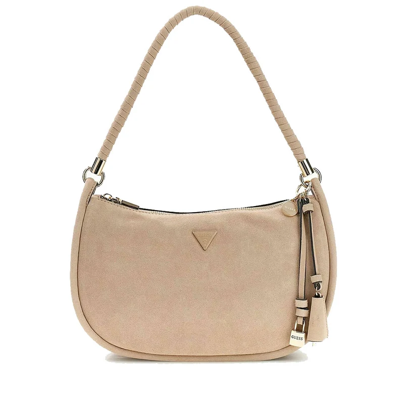 Borsa Donna Hobo a Spalla GUESS Linea Danya Colore Taupe