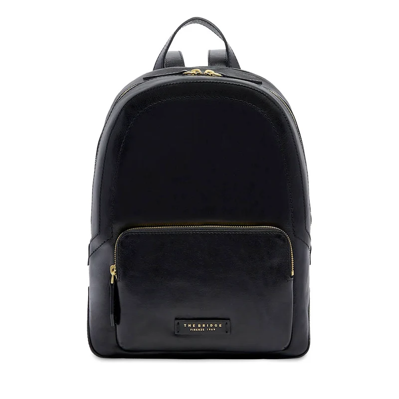 Zaino Donna THE BRIDGE linea Larissa in Pelle Nera