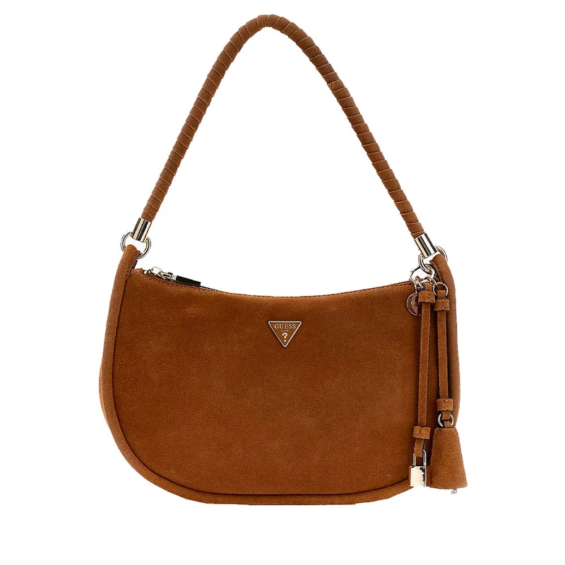 Borsa Donna Hobo a Spalla GUESS Linea Danya Colore Cognac
