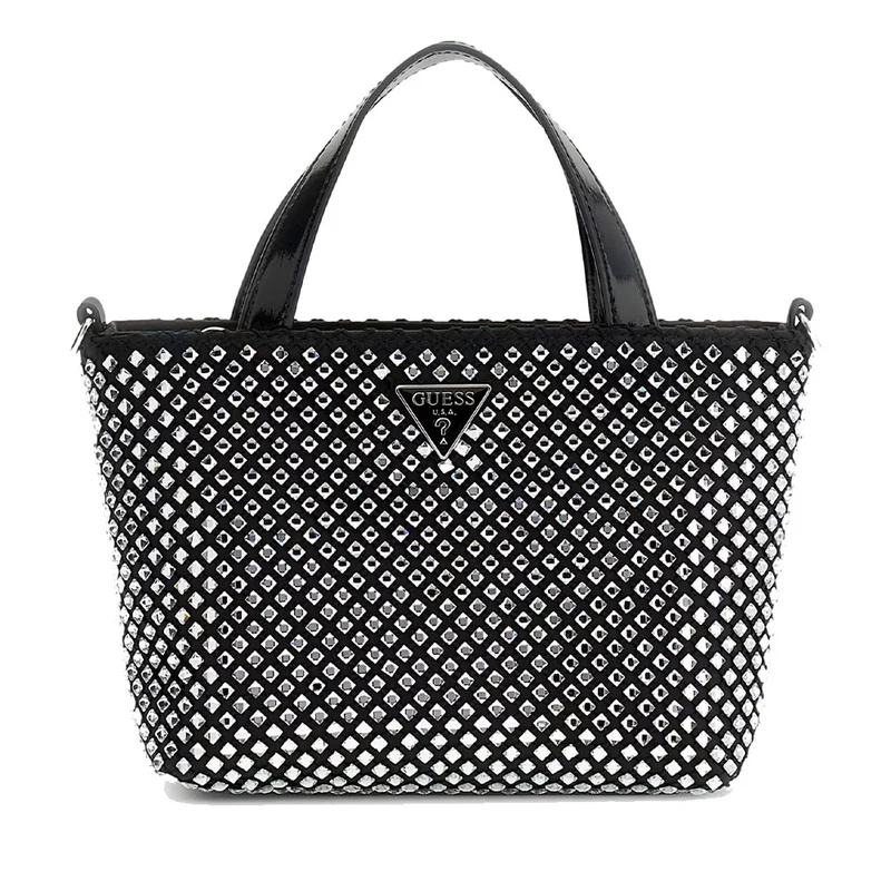 Borsa Donna Mini a Mano GUESS Linea Tasmin Colore Nero