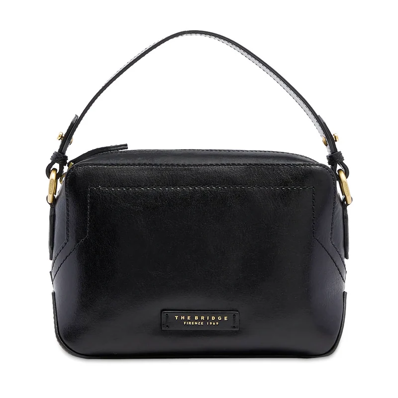Borsa Donna a Tracolla THE BRIDGE linea Larissa in Pelle Nera