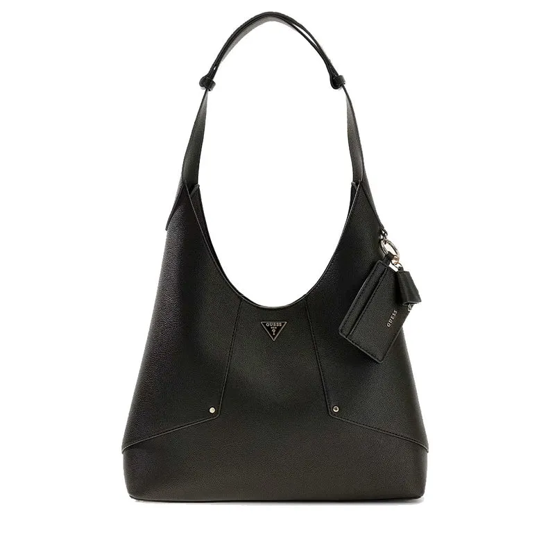 Borsa Donna Hobo a Spalla GUESS Linea Darcy Colore Nero