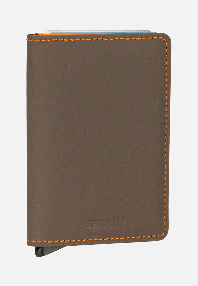 Slimwallet Matte Truffle-Orange - Wallet