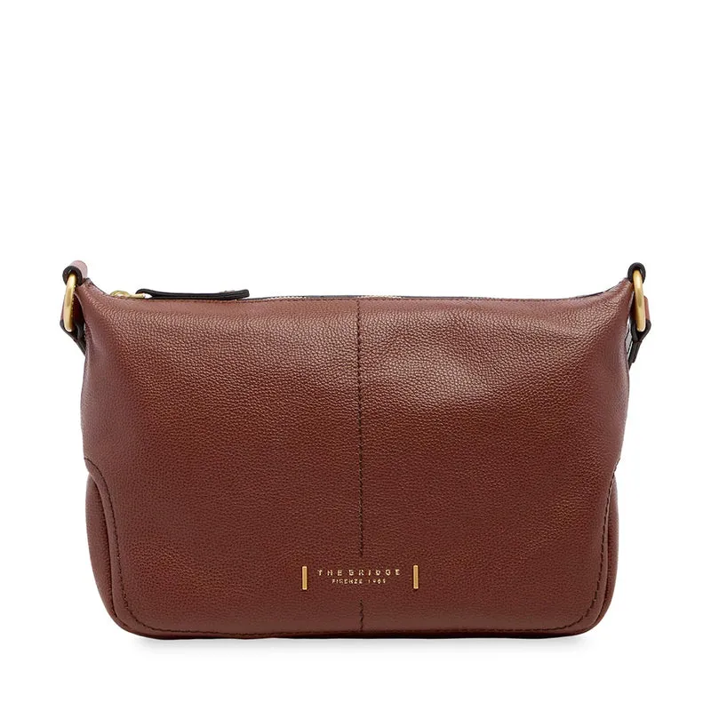 Borsa Donna a Tracolla THE BRIDGE linea Letizia in Pelle Marrone